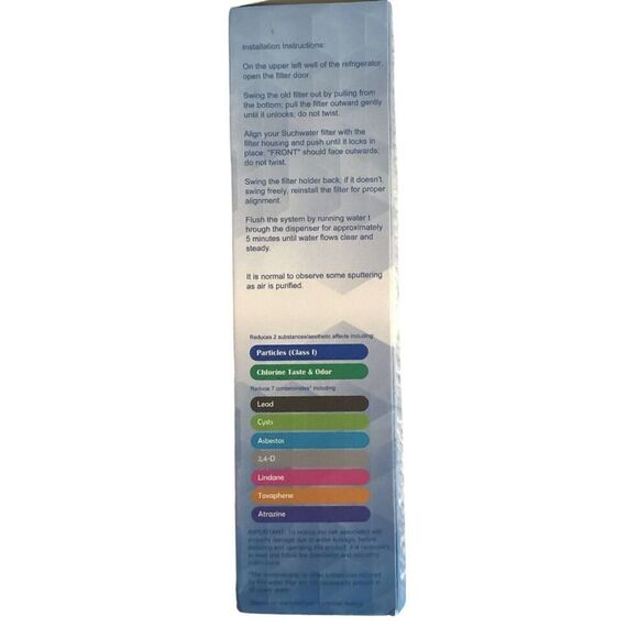 Waten H2O Replacement Filter For EDR1RXD1~W10295370A - Picture 3 of 5